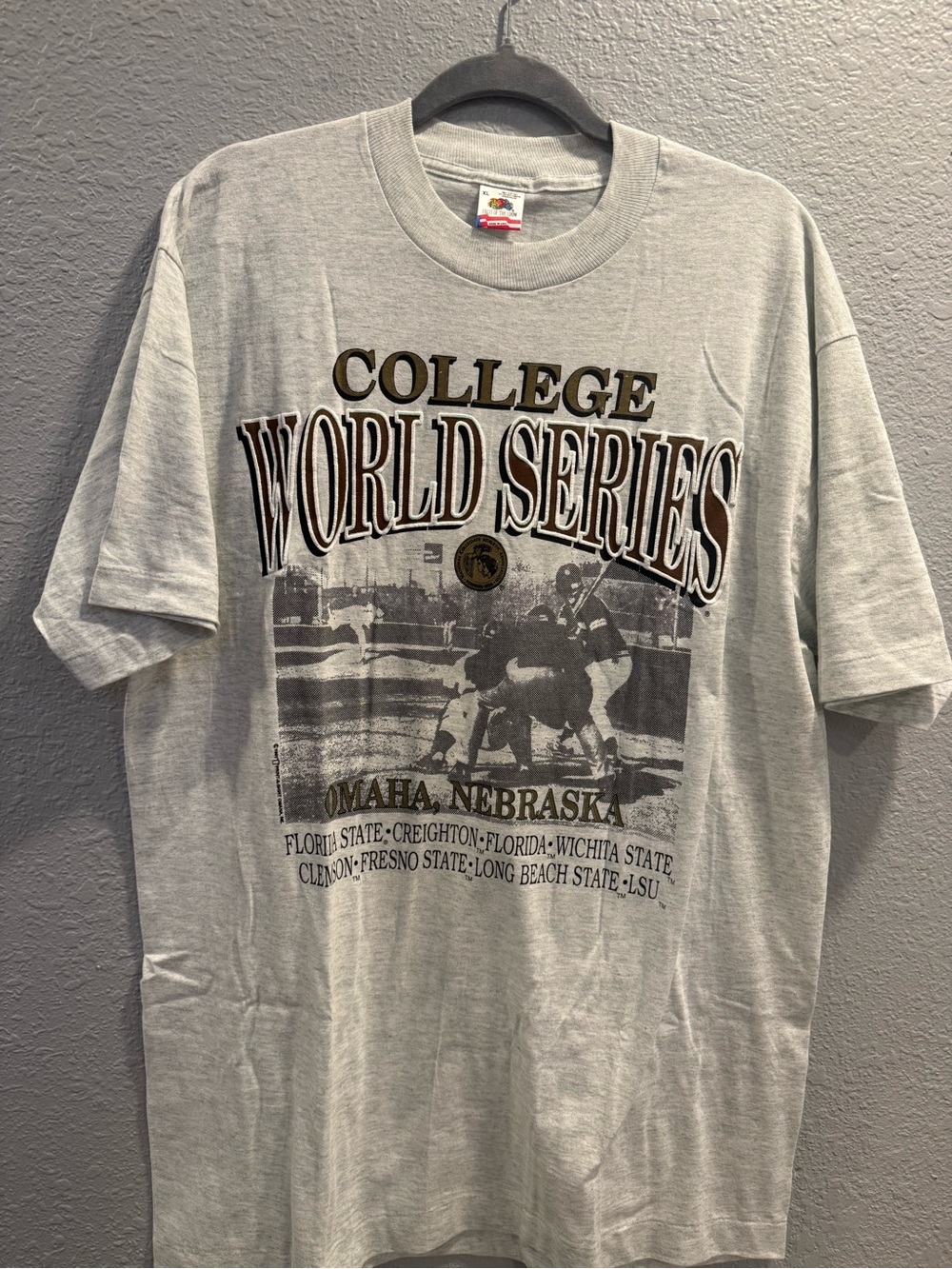 College World Series Omaha, Nebraska Cotton T-Shirt - XL